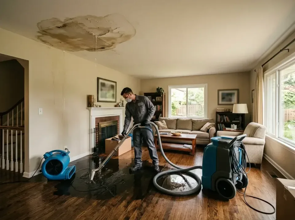 attic-pipe-burst-ceiling-drip-008 — frequently asked questions, Water Damage Restoration & Carpet Care in Carlstadt, NJ